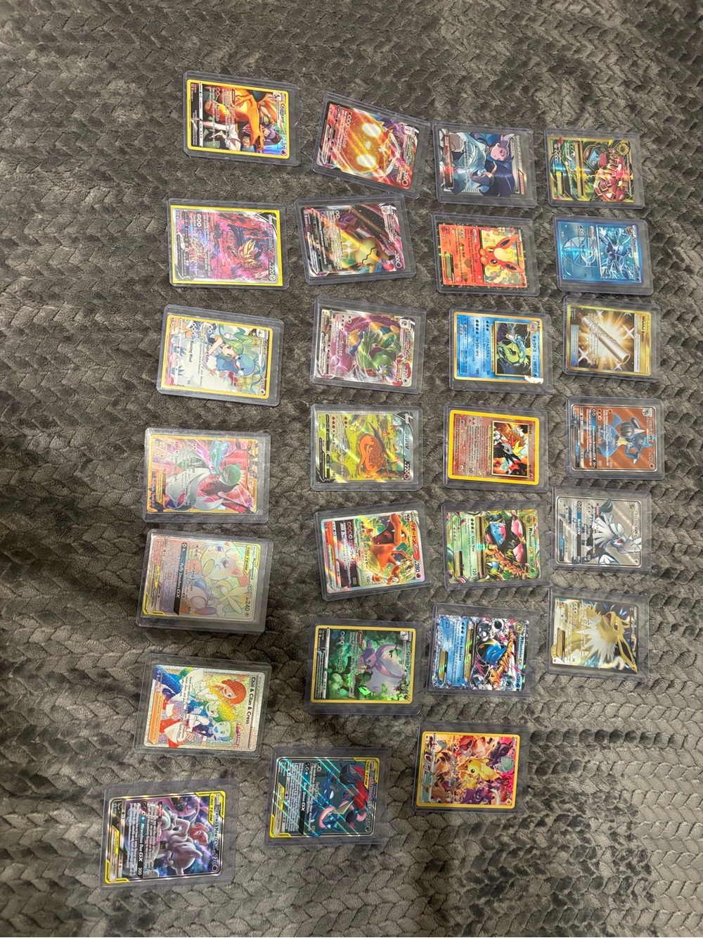 Trading Card Lot - Assorted Multicolor Holo Cards